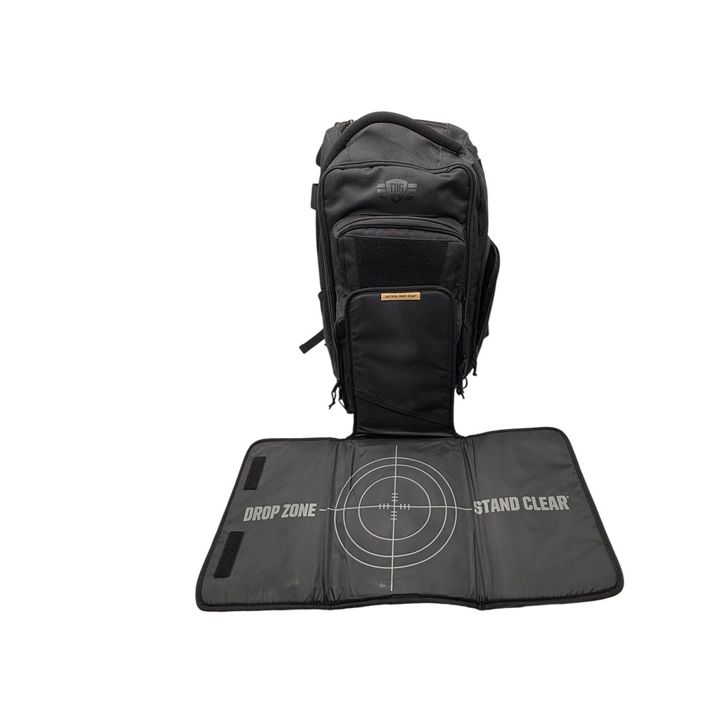 Tactical Baby Gear (TBG) Daypack 3.0 Diaper Bag + Drop Zone Mat – Black - Picture 3 of 16
